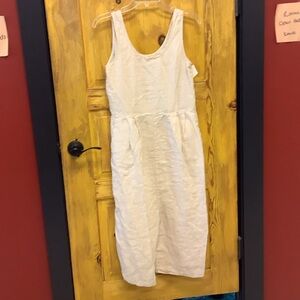 Elegant Cream Sleeveless Jumpsuit